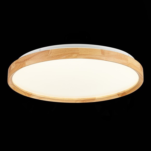 SLE201382-01 ST Luce DELIA Светильник потолочный, LED, 3000K/4000K/6000K 1х40W, светлое дерево/белый SLE201382-01 ST Luce DELIA Светильник потолочный, LED, 3000K/4000K/6000K 1х40W, светлое дерево/белый