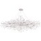 Люстра Crystal Lux REINA V2 SP16 L1500 SILVER PATINA