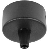 Чаша потолочная накладная Ø50 д/подвода питания 510117 на 48В черная Due Hermes Lightstar 510017