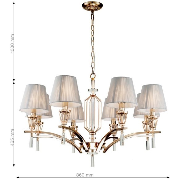 Подвесная люстра Sade 2690-8P