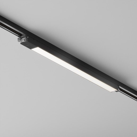 Однофазный двужильный светодиодный трековый светильник Maytoni Unity TR000-1-24W4K-B Basis 4000К 1900Лм CRI90+ 110° 24Вт