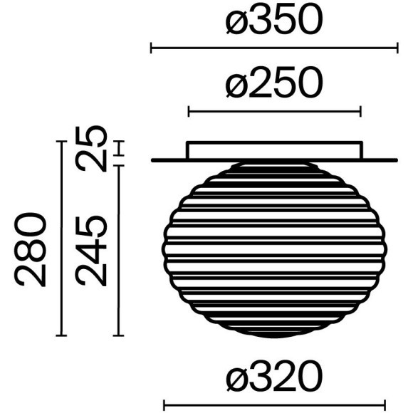 Потолочный светильник Maytoni MOD268CL-01G