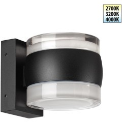 Уличный настенный светильник с переключателем цветовой температуры и влагозащитой IP65 Novotech LED 16W 100-240V 2700К/3200К/4000К ESTIMA 359720 Уличный настенный светильник с переключателем цветовой температуры и влагозащитой IP65 Novotech LED 16W 100-240V 2700К/3200К/4000К ESTIMA 359720