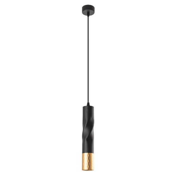 Подвесной светильник цилиндр Arte Lamp A3280SP-1BK SADR под лампу 1xGU10 50W