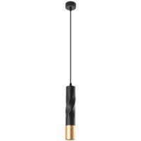 Подвесной светильник цилиндр Arte Lamp A3280SP-1BK SADR под лампу 1xGU10 50W
