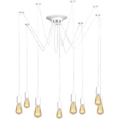 Люстра паук Lussole GRLSP-8173 SHIRLEY IP21 под лампы 8xE27 80W