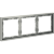 Рамка пластиковая VOLTUM S70 на 3 поста, (сталь)
