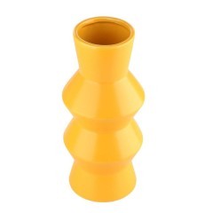 421028 Ваза декоративная SASEBO, H250, ?110, керамика, желтый 421028 Ваза декоративная SASEBO, H250, ?110, керамика, желтый