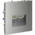 Розетка компьютерная встраиваемая VOLTUM S70 двойная RJ45+RJ45 кат.6, (сталь)