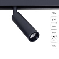A4670PL-1BK Трековый магнитный светодиодный светильник Arte Lamp Linea 2.0 CRI90+ 3000К 490Лм 15° 8Вт