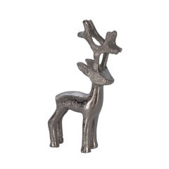 427096 Статуэтка Олень BALIGUIAN, L80, B30, H150, алюминий, цвет никель 427096 Статуэтка Олень BALIGUIAN, L80, B30, H150, алюминий, цвет никель