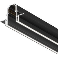 Шинопровод 2м с каналом для LED ленты встраиваемый в ГКЛ 12,5 мм TRX034LS-222B