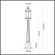 Уличный наземный светильник Odeon Light 4961/1F MAVRET IP44 под лампу 1xE27 1*60W