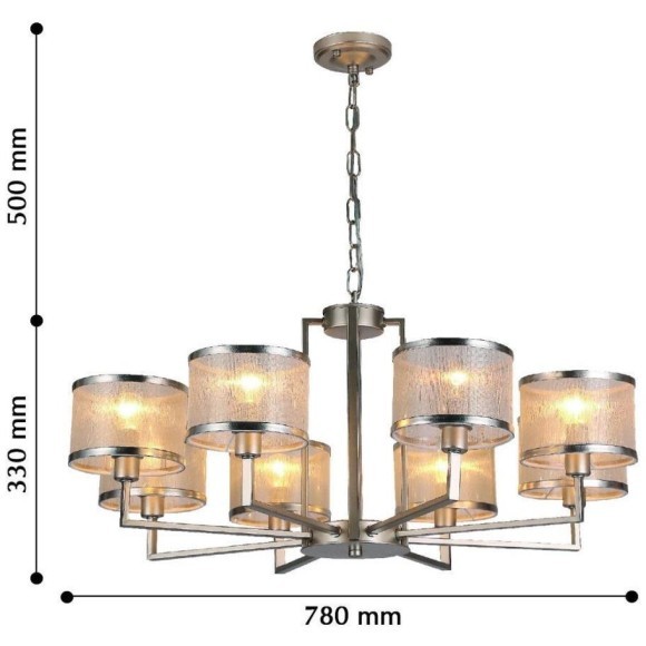 Подвесная люстра Bonbon 2487-8P