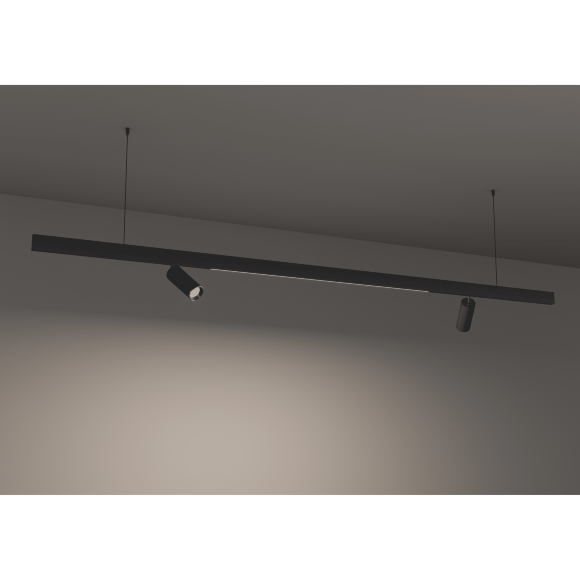 Шинопровод магнитный двусторонний Crystal Lux CLT 0.126 01 L2000 BL 1407/033