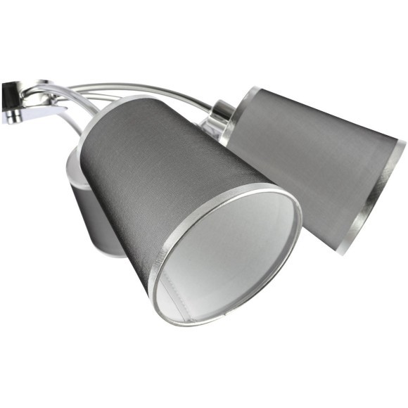 SLE103002-08 Светильник потолочный Хром/Черный E14 8*40W MALEONTE