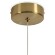 Freya Mote FR5601PL-01TR Светильник светодиодный подвесной, декоративный интерьерный подвес с металлом цвета латунь, плафон 19,5см стекло прозрачное с вкраплениями, CCT перекл. цветовой температуры на драйвере, LED 5Вт 2700;3000;4000К CRI80 360° IP20 220V