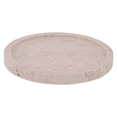 427251 MAROMANDIA Декоративная тарелка мрамор бежевый L250 B250 H25
