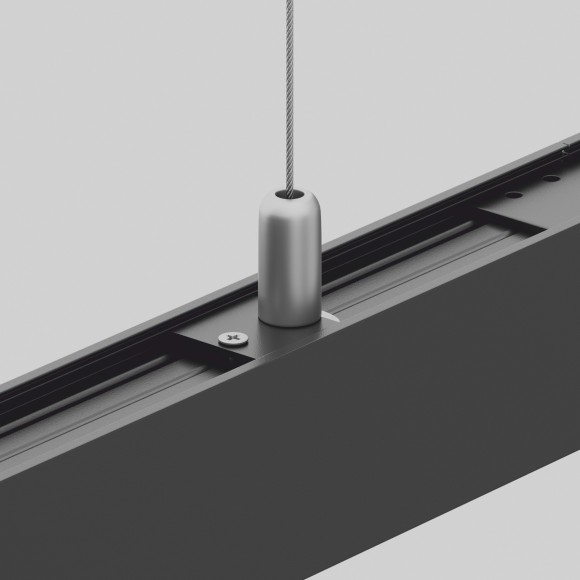 Пластина для крепления троса (арт TRA004SW-21S) на накладном шинопроводе Maytoni Gravity TRA004HP-21B