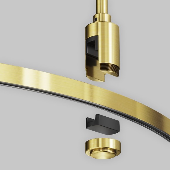 Шинопровод-круг 650мм накладной/подвесной Maytoni Flarity TRX154-R-D650-BS