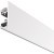 Алюминиевый профиль накладной 18x48 ALM-1848-W-2M