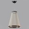 Crystal Lux Atrium A SP50W LED 4100/250.1 Подвесной светодиодный дизайнерский кольцевой светильник, диаметром 55 см, черный металл, плафон нити белого акрила LED 50Вт 3000K 5000Лм CRI90 IP20 220В