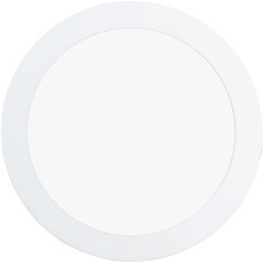 64628 EGLO FUEVA 1 PRO (Фуэва 1 Про) встраиваемый светодиодный светильник 16 Вт, 2100 лм, 3000 К, белый, IP20, Ø225 мм