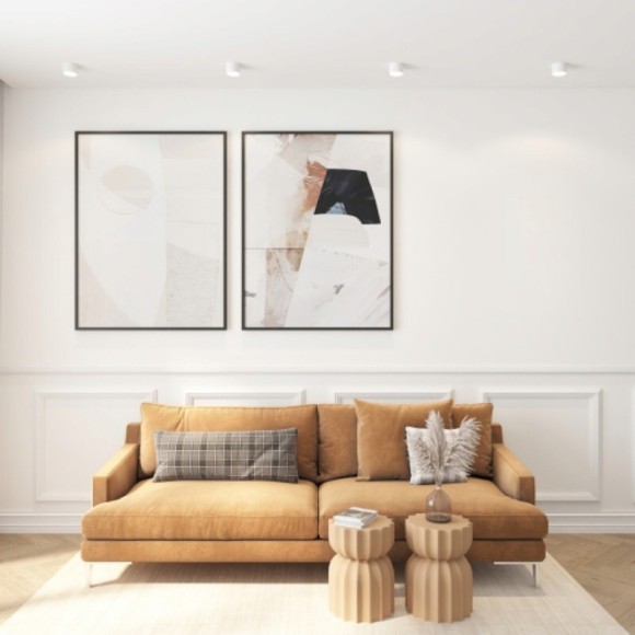 DK2601-WH Светильник накладной LUND, IP 20, до 15 Вт, GX53, LED, белый, алюминий