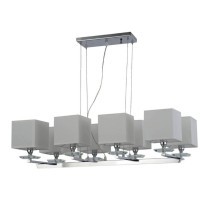 Хрустальная подвесная люстра Lumina Deco Fianelo LDP 1248-8 WT