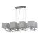 Хрустальная подвесная люстра Lumina Deco Fianelo LDP 1248-8 WT