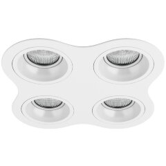 Встраиваемый светильник Lightstar D64606060606 Domino под лампы 4xGU5.3 200W