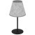 43986 Настольная лампа ALSAGER, 1X40W (E27), H395, сталь, черный / фетр, серый