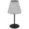 43986 Настольная лампа ALSAGER, 1X40W (E27), H395, сталь, черный / фетр, серый