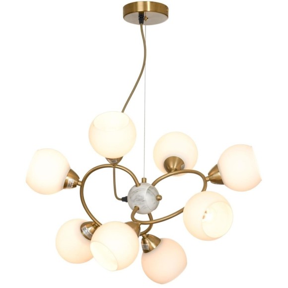 Люстра подвесная Lussole LSP-8413 Crenshaw IP21 под лампы 8xE27 320W