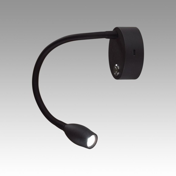 6541/3WL LEDIO LN23 000 чёрный Бра LED 3W 3000-7000K 000 220V YUTO 6541/3WL LEDIO LN23 000 чёрный Бра LED 3W 3000-7000K 000 220V YUTO