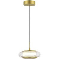 SL6239.203.01 Светильник подвесной ST-Luce золото/прозрачный LED 1*7W 3000K FRITTELA