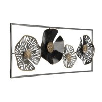 426009 NUMAZU Панно настенное металл серый черный L280 H750