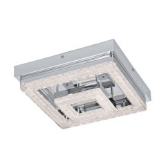 95659 Светодиодный потолочный светильник FRADELO, 12W (LED), 240х240, сталь, хром/пластик с кристал., хром 95659 Светодиодный потолочный светильник FRADELO, 12W (LED), 240х240, сталь, хром/пластик с кристал., хром