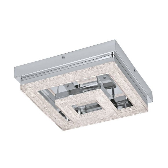 95659 Светодиодный потолочный светильник FRADELO, 12W (LED), 240х240, сталь, хром/пластик с кристал., хром 95659 Светодиодный потолочный светильник FRADELO, 12W (LED), 240х240, сталь, хром/пластик с кристал., хром