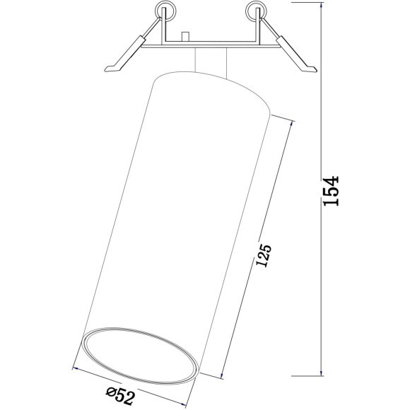 Встраиваемый светильник Technical C053CL-L12B4K