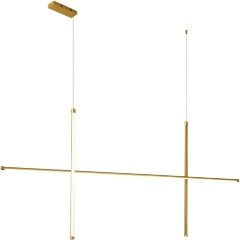 SL6207.203.50 Светильник подвесной ST-Luce Матовое золото LED 1*50W 3000K RETICO SL6207.203.50 Светильник подвесной ST-Luce Матовое золото LED 1*50W 3000K RETICO