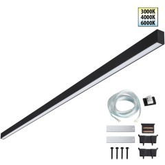 Светильник линейный Novotech светодиод. с переключ. цв. температуры IP20 LED 60W 220-240V 3000К\4000К\6000К FATTO 359607 Светильник линейный Novotech светодиод. с переключ. цв. температуры IP20 LED 60W 220-240V 3000К\4000К\6000К FATTO 359607