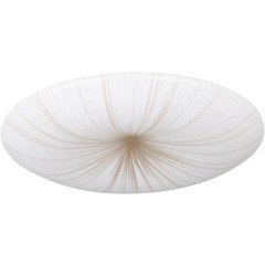 900498 Потолочный светильник NIEVES 1, LED 10W, 1100lm, H60, Ø310, сталь, белый/пластик, белый, золотой