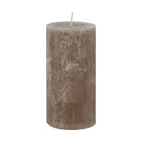 422576 Свеча парафиновая GLENBARR, H140 парафин, светло-коричневый