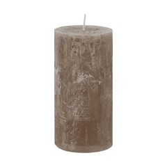 422576 Свеча парафиновая GLENBARR, H140 парафин, светло-коричневый