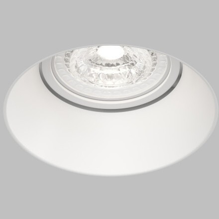 Встраиваемый светильник под шпатлевку SPOT HIDE, до 15 Вт LED, GU10, IP20, алюминий, белый