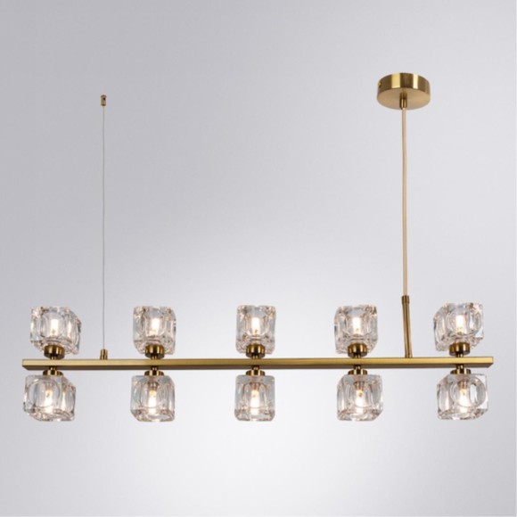 Подвесной светильник линейный Divinare 7205/17 SP-10 ALESSANDRO под лампы 10xG9 40W