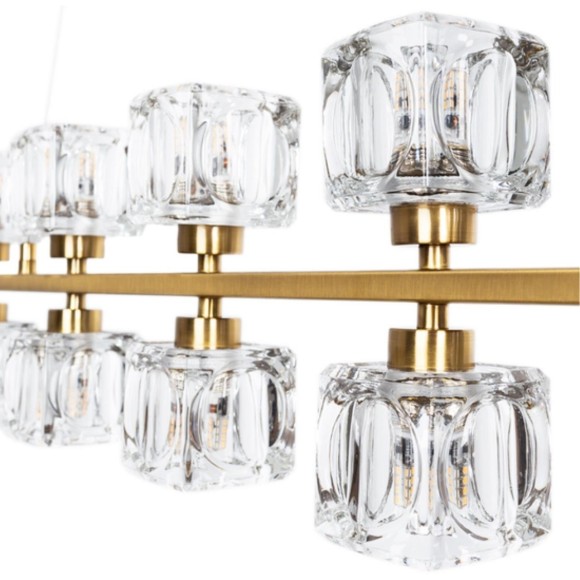 Подвесной светильник линейный Divinare 7205/17 SP-10 ALESSANDRO под лампы 10xG9 40W