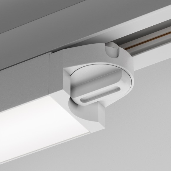 Однофазный двужильный светодиодный трековый светильник Maytoni Unity TR000-1-24W4K-W Basis 4000К 1900Лм CRI90+ 110° 24Вт