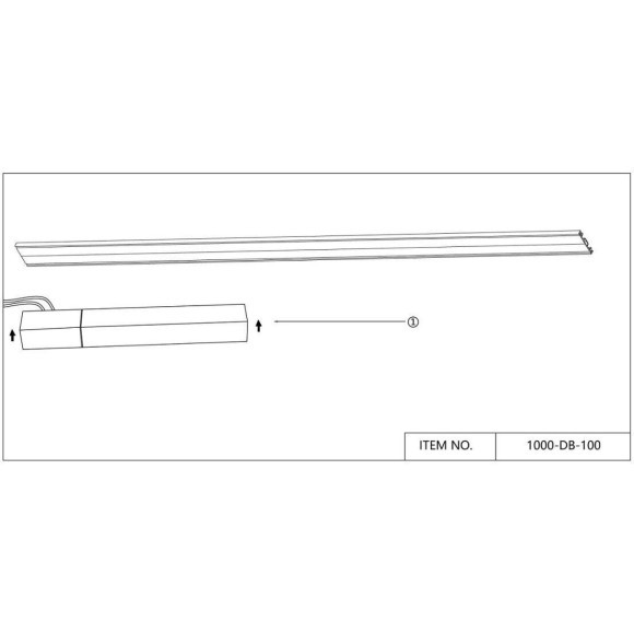 Блок питания на шинопровод магнитный 100Ватт Smart, Wi-Fi, Bluetooth Favourite Unika 1000-DB-100